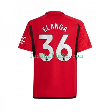Fußballtrikots Manchester United Anthony Elanga 36 Heim Trikotsatz 2023-2024 Fußballtrikots Manchester United Anthony Elanga 36 Heim Trikotsatz 2023-2024